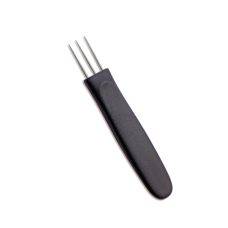 Giesser Kalapiikki - Ruostumaton Teräs 3 Piikillä, ergonominen musta kahva ja kolme 3,2 cm piikkiä kalan käsittelyyn keittiövarusteena.