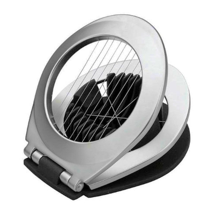 Kananmunanleikkuri Lohkoja - Lacor, kompakti 10x7 cm keittiöväline metallilangalla. Soveltuu täydellisesti kananmunien viipalointiin ja lohkomiseen.