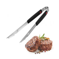 Westmark Grillipihdit - 40 cm ruostumattomasta teräksestä, täydelliset pihvien ja grilliruoan käsittelyyn. Mukana mehukkaita pihvejä.