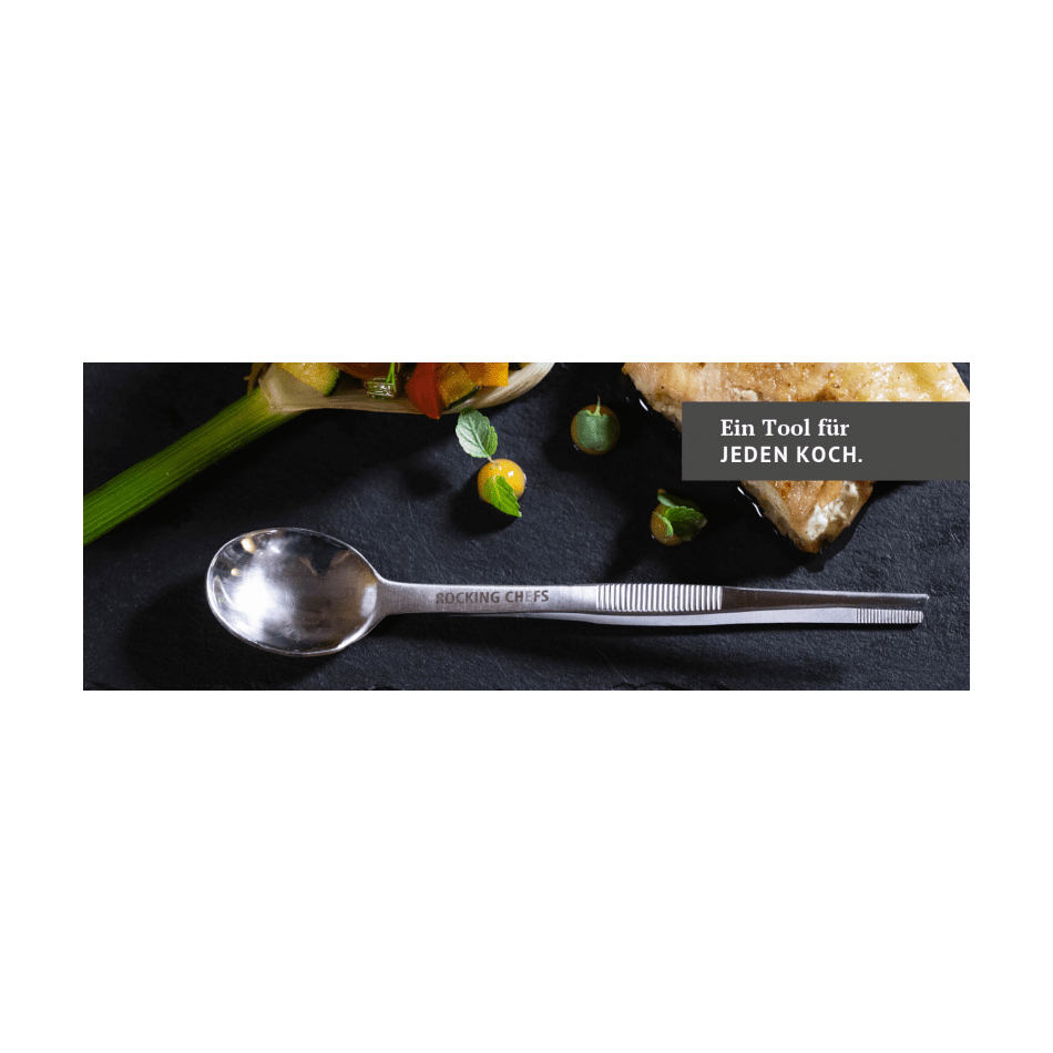 Giesser Löffzette Atula Lusikalla ruoanlaittokäytössä, monikäyttöinen keittiöväline ammattikokeille ja kotikokeille.