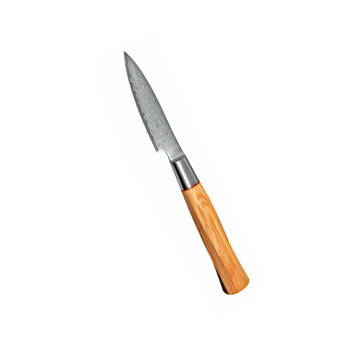 Suncraft Senzo kuorimaveitsi, VG10 damascus-terä 33 kerroksella ja ergonominen pakkapuu kahva.
