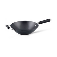 Ken Hom Non-stick Wok 31 cm - Kestävä hiiliteräswok, joka kestää korkeita lämpötiloja. Sopii induktio-, kaasu- ja sähköliesille.