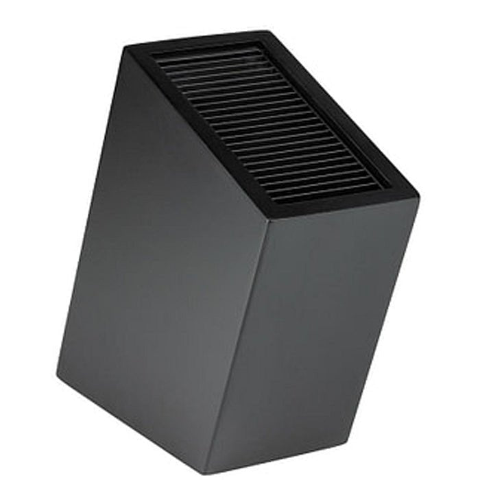 Moderni Grunwerg Veitsitukki Musta Vino ilman veitsiä, vino muotoilu ja musta viimeistely sopivat keittiön sisustukseen.