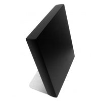 Dorre Veitsimagneetti Musta pöytämalli ilman veitsiä, moderni musta pinta ja tukeva teräsjalusta keittiön veitsien säilytykseen.