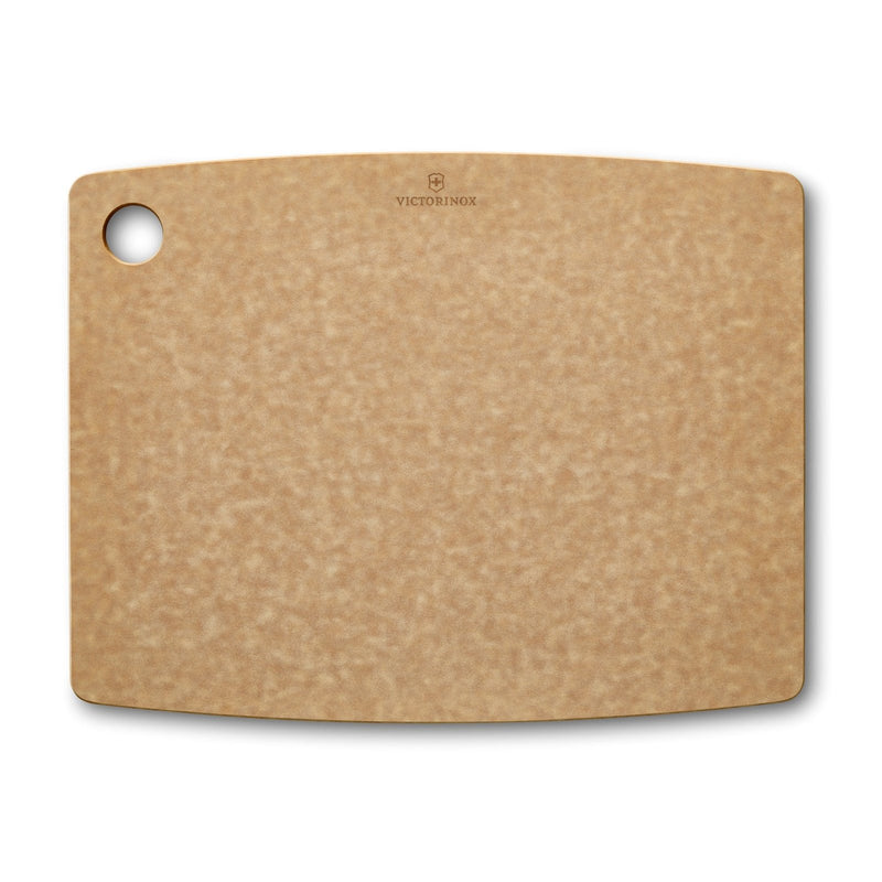 Victorinox Leikkuulauta 37x28 cm ruskea, kestävä puukuituinen leikkuulauta keittiöön. Hellä veitsille ja kuumuutta kestävä jopa 175 °C asti.