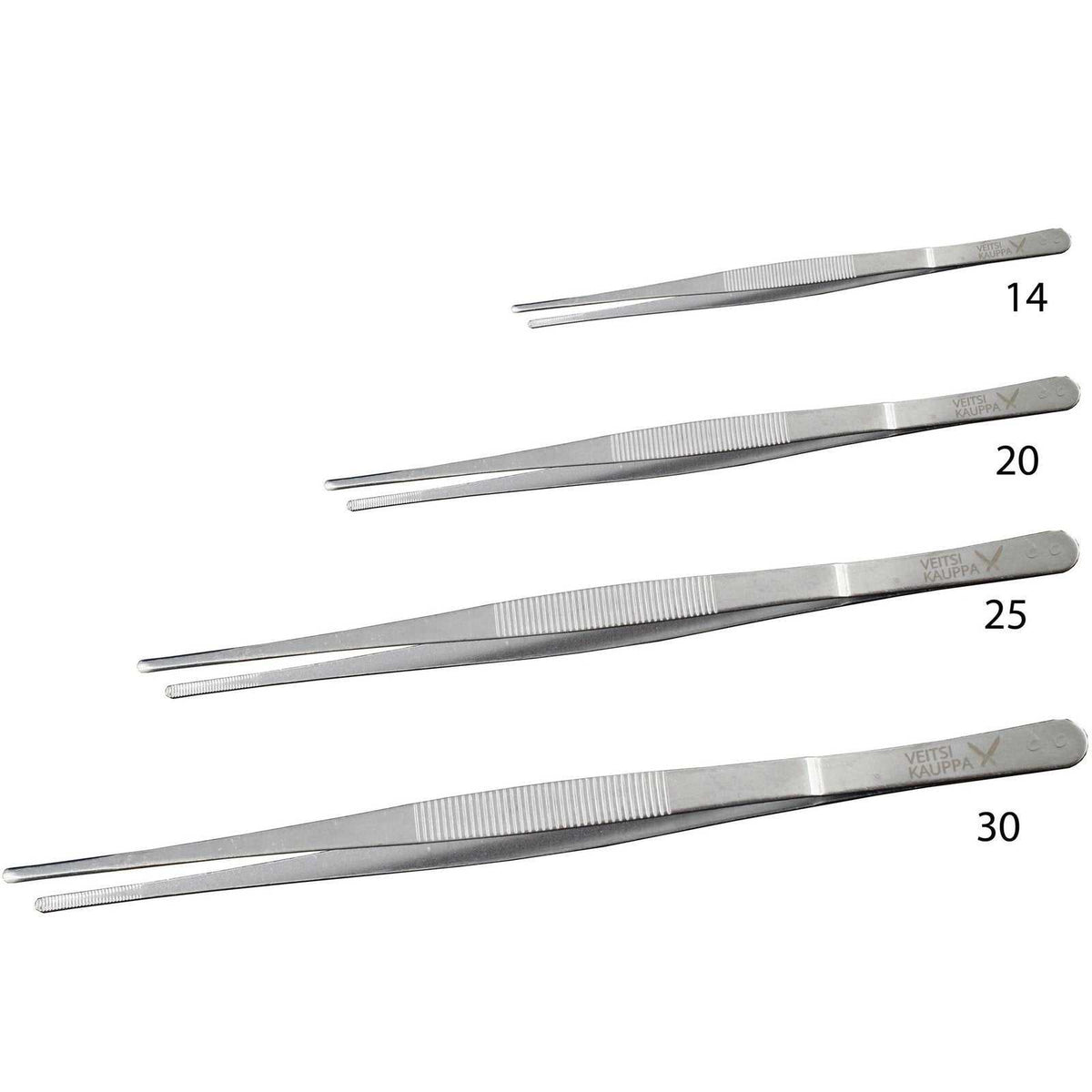 Veitsikauppa atulat, eri koot 14-30 cm