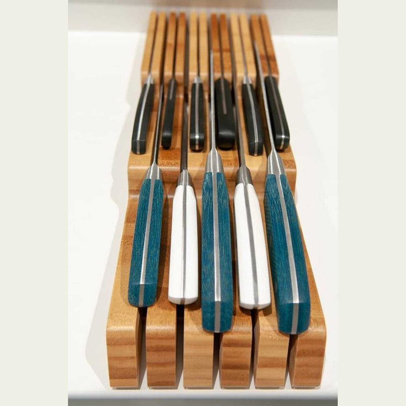 Arcos veitsiteline, veitsien järjestely vetolaatikossa