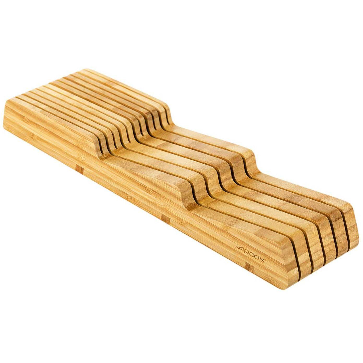 Arcos veitsiteline vetolaatikkoon, bambu, 11 veitselle